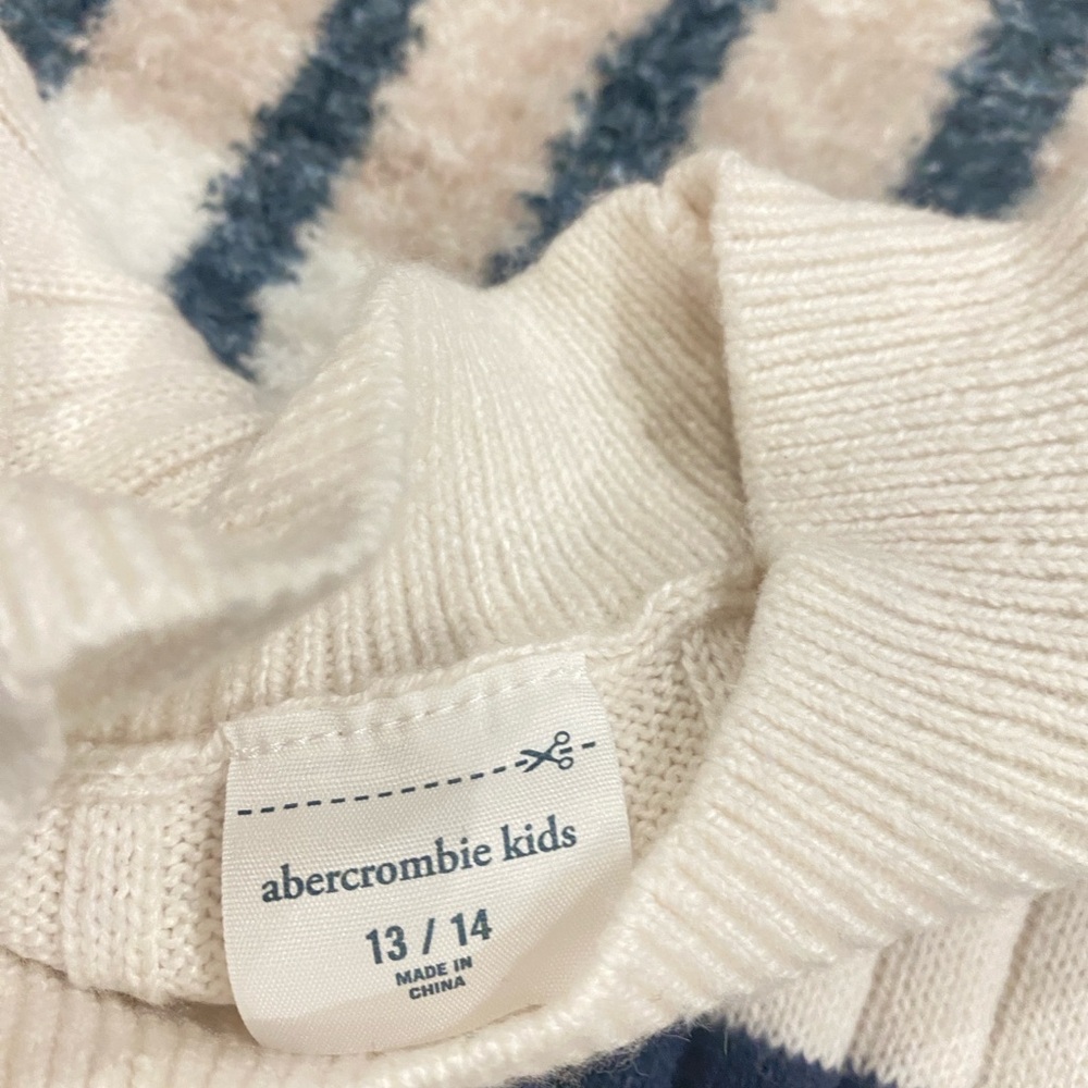 Abercrombie Kids Cream Knit Top